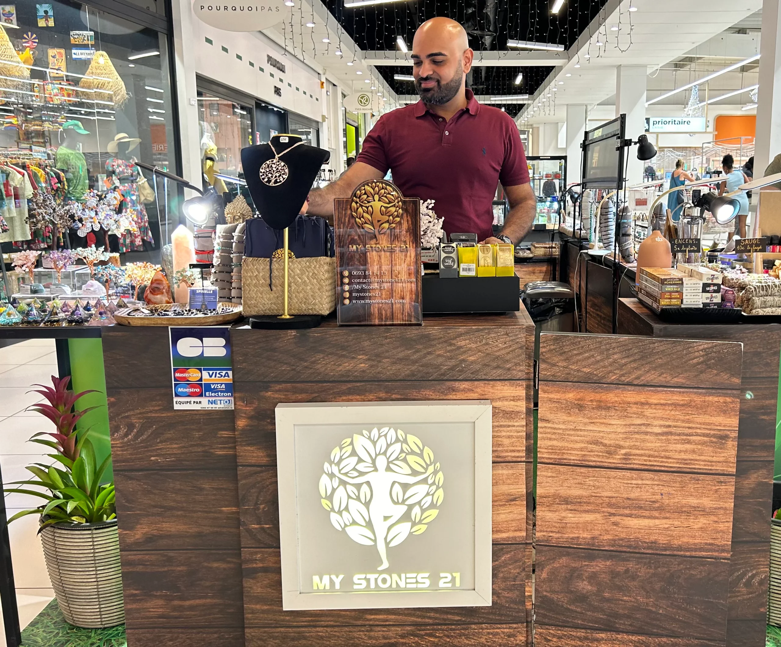 bijoux pierre naturelle La Réunion