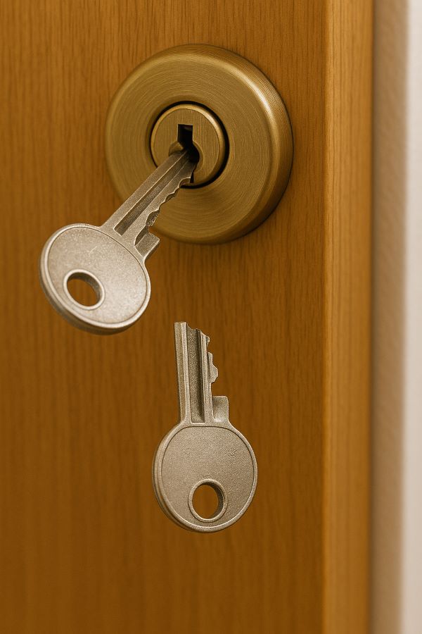 Clé cassée dans la serrure